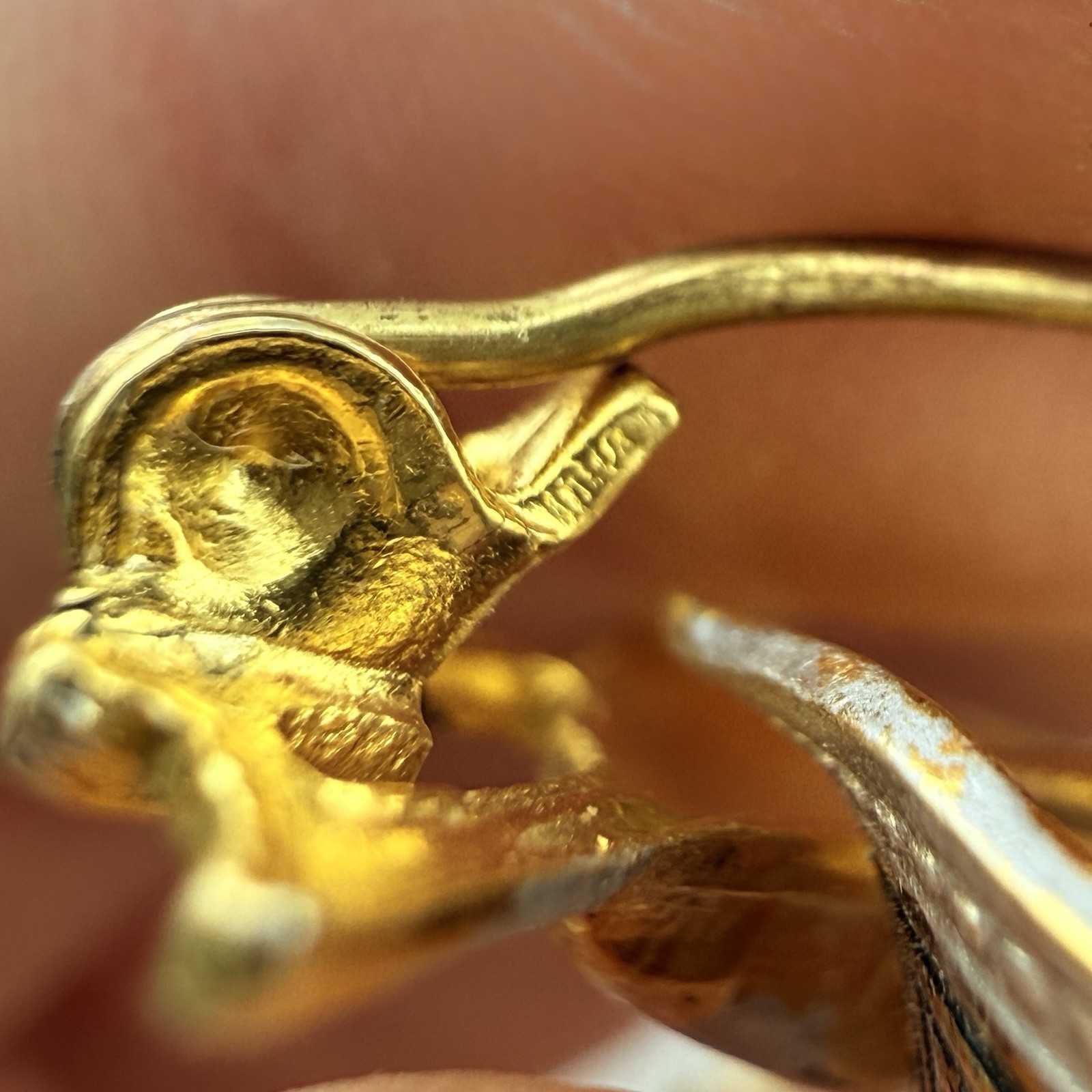 Vintage Spanish Ship Brooch Pin Damascene Sailing Galleon Gold Tone Nautical Art