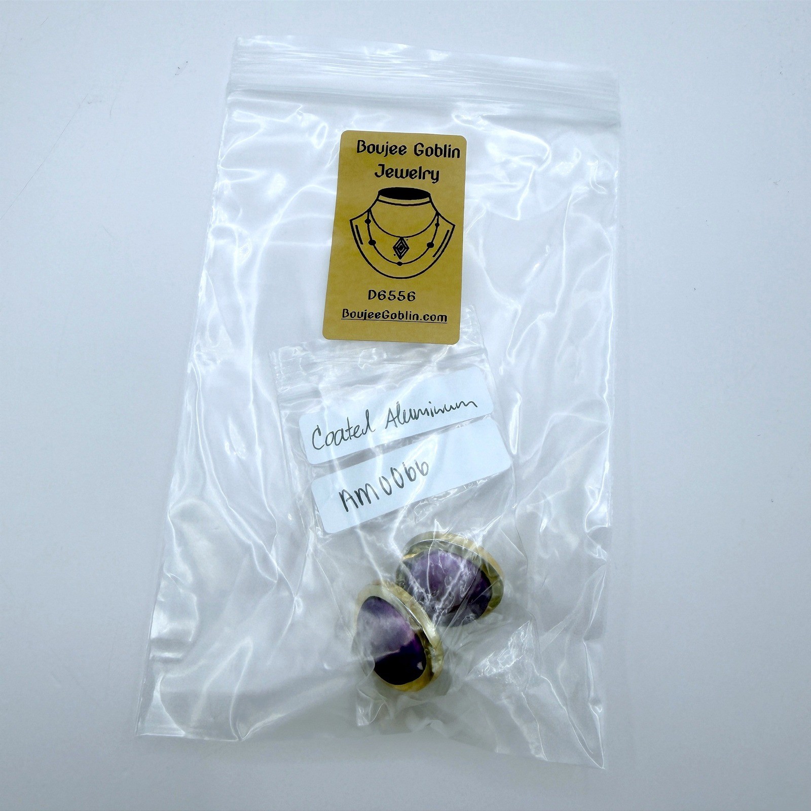 Vintage Purple Velvet Theatre Night Stone Coated Aluminium Retro Enamel Earrings
