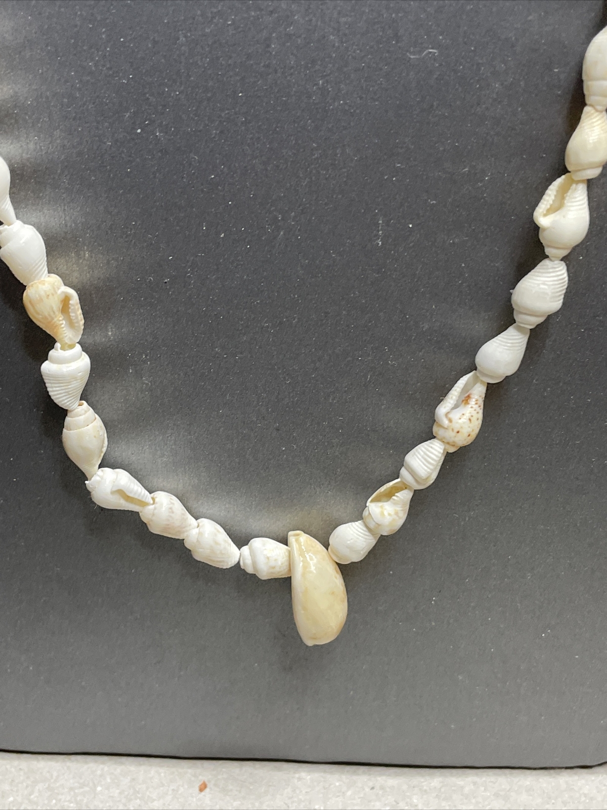 2 Strands Of Vintage Trumpet, Conch & Cowrie 1950’s Island Lei’s, Post Landing