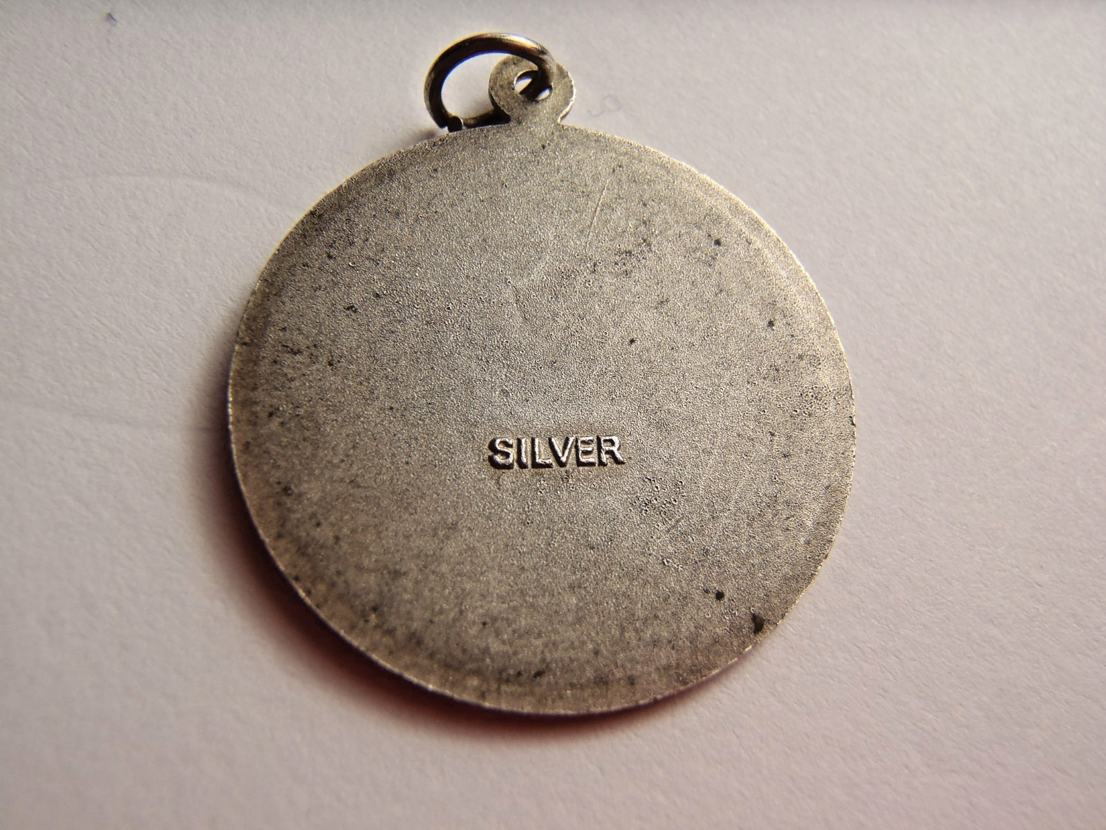 Vintage St. Christopher Silver Pendant 3.2g