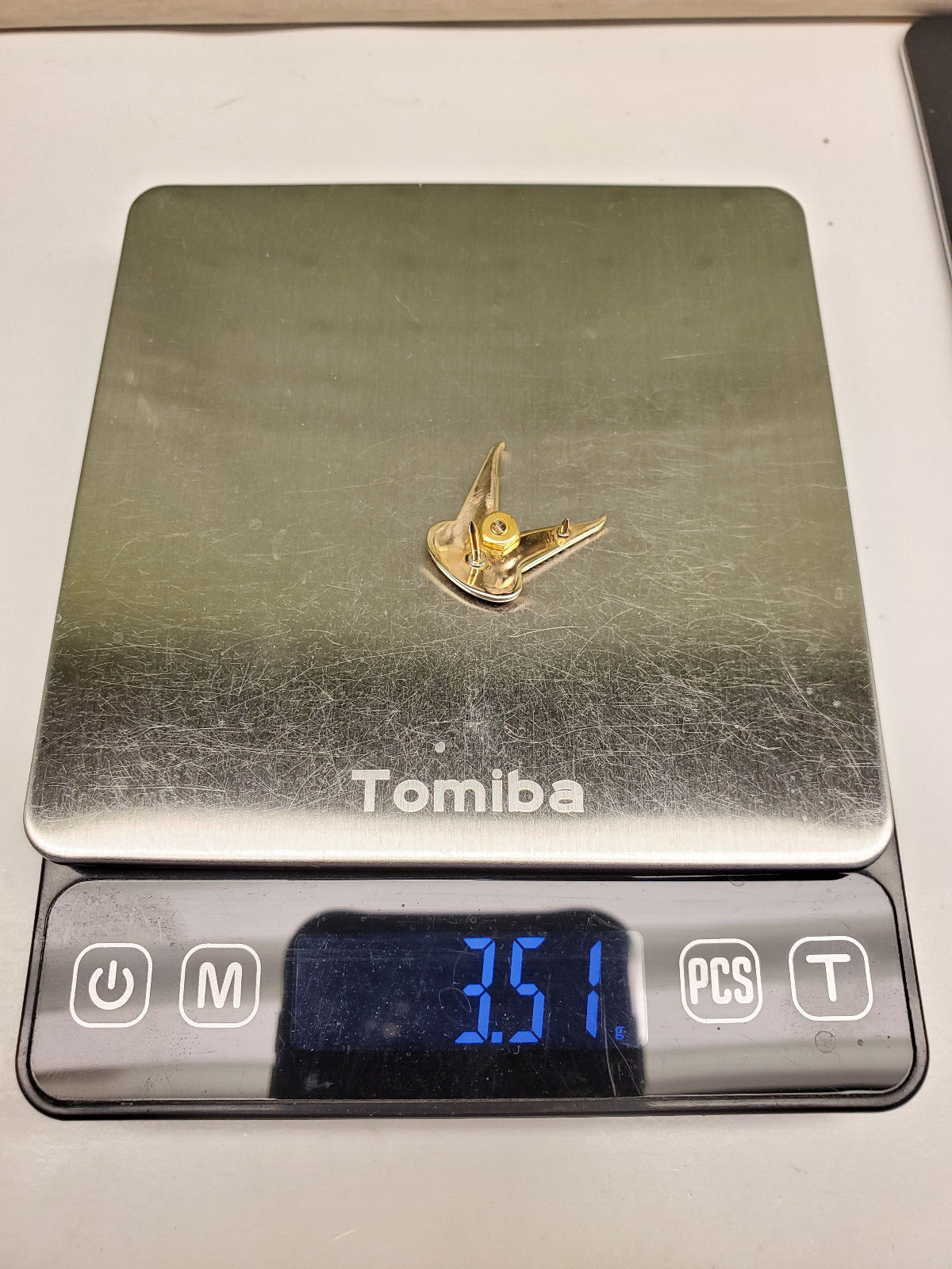 10k Real Yellow Gold Vintage Idaho 17 Years Safe Pilot Award Aviation Lapel Pin