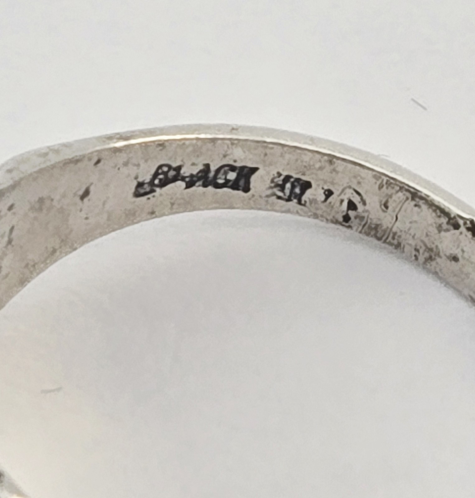 VTG Black Hills Gold Sterling Silver Leaf Floral Band Nature Ring Size 6.5 3.4g