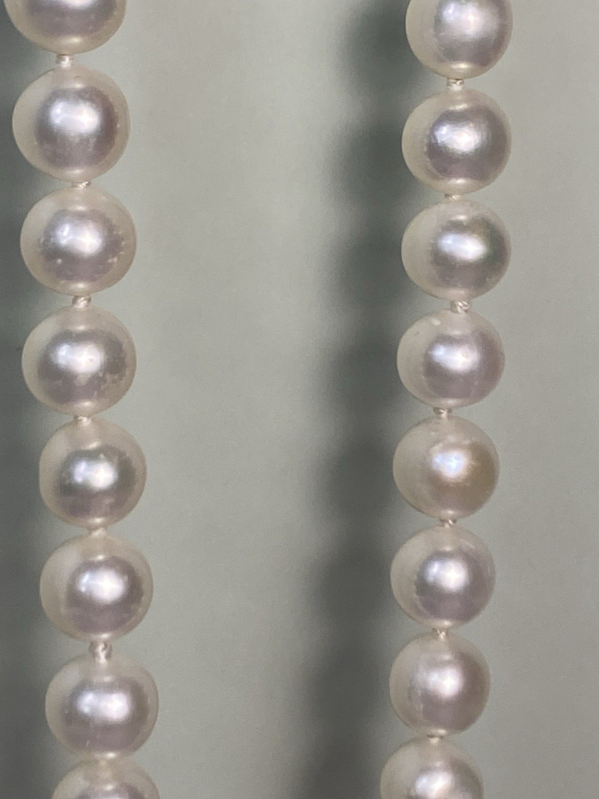 Vintage Cultured 7-8mm Pearl Necklace 45cm L