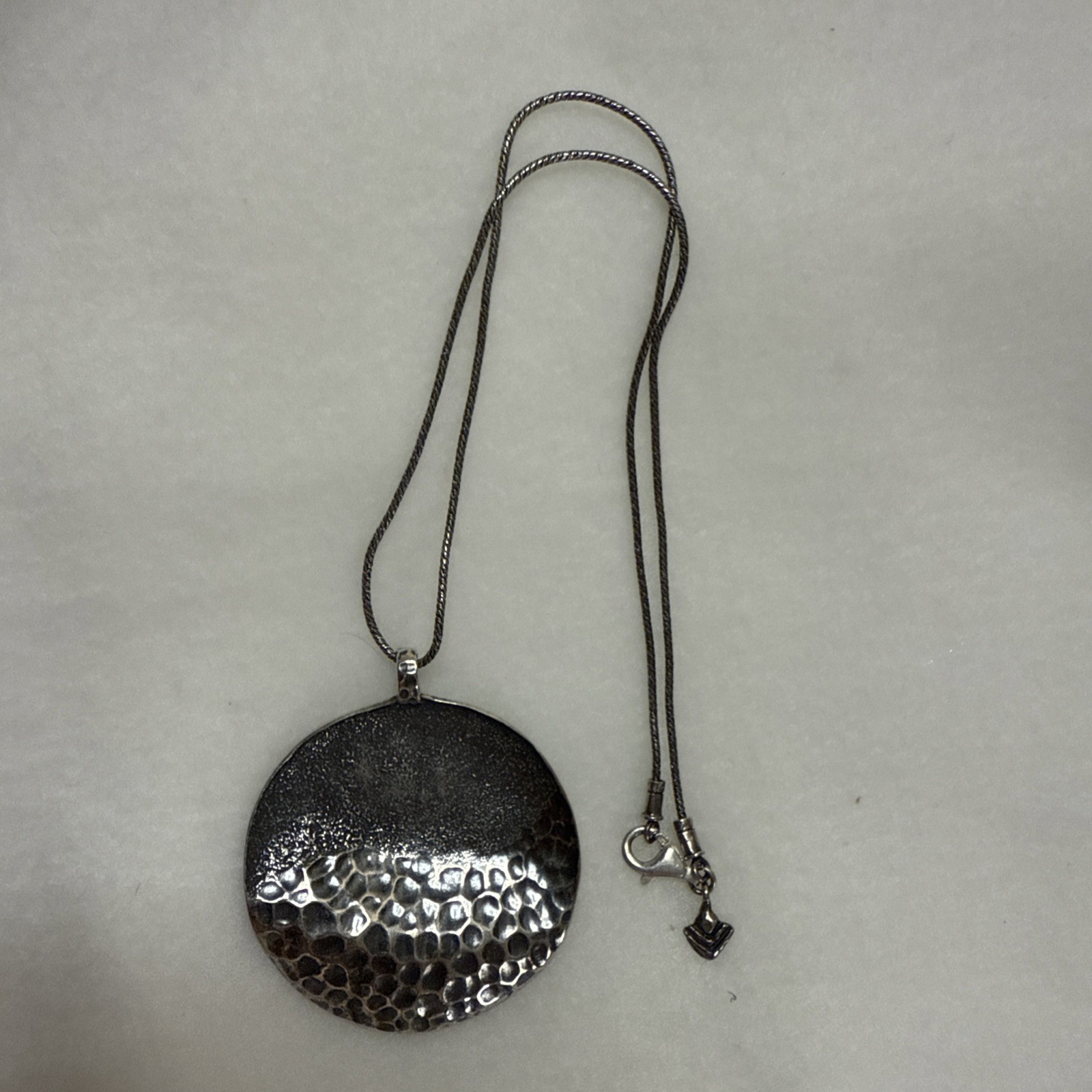 Silpada Retired Hammered Slver Neclace