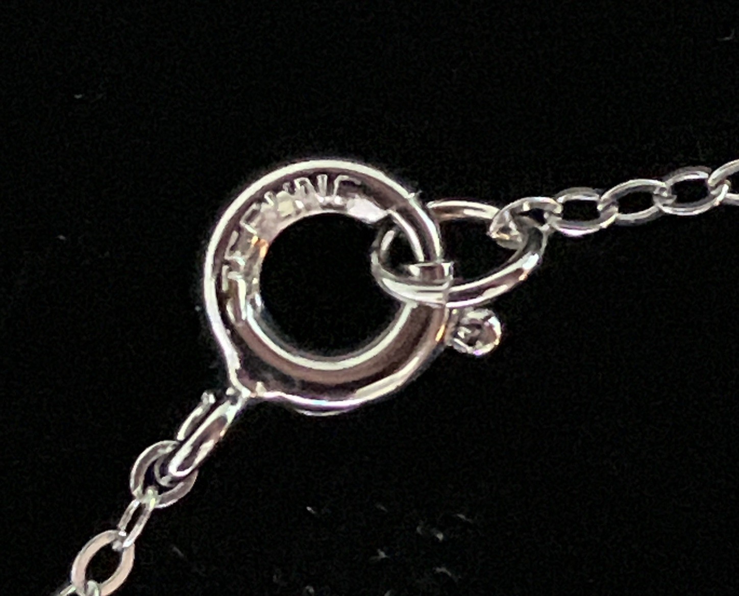 Vintage Jewelry By Robbins Attleboro Original Tag Pearl Sterling Silver Necklace