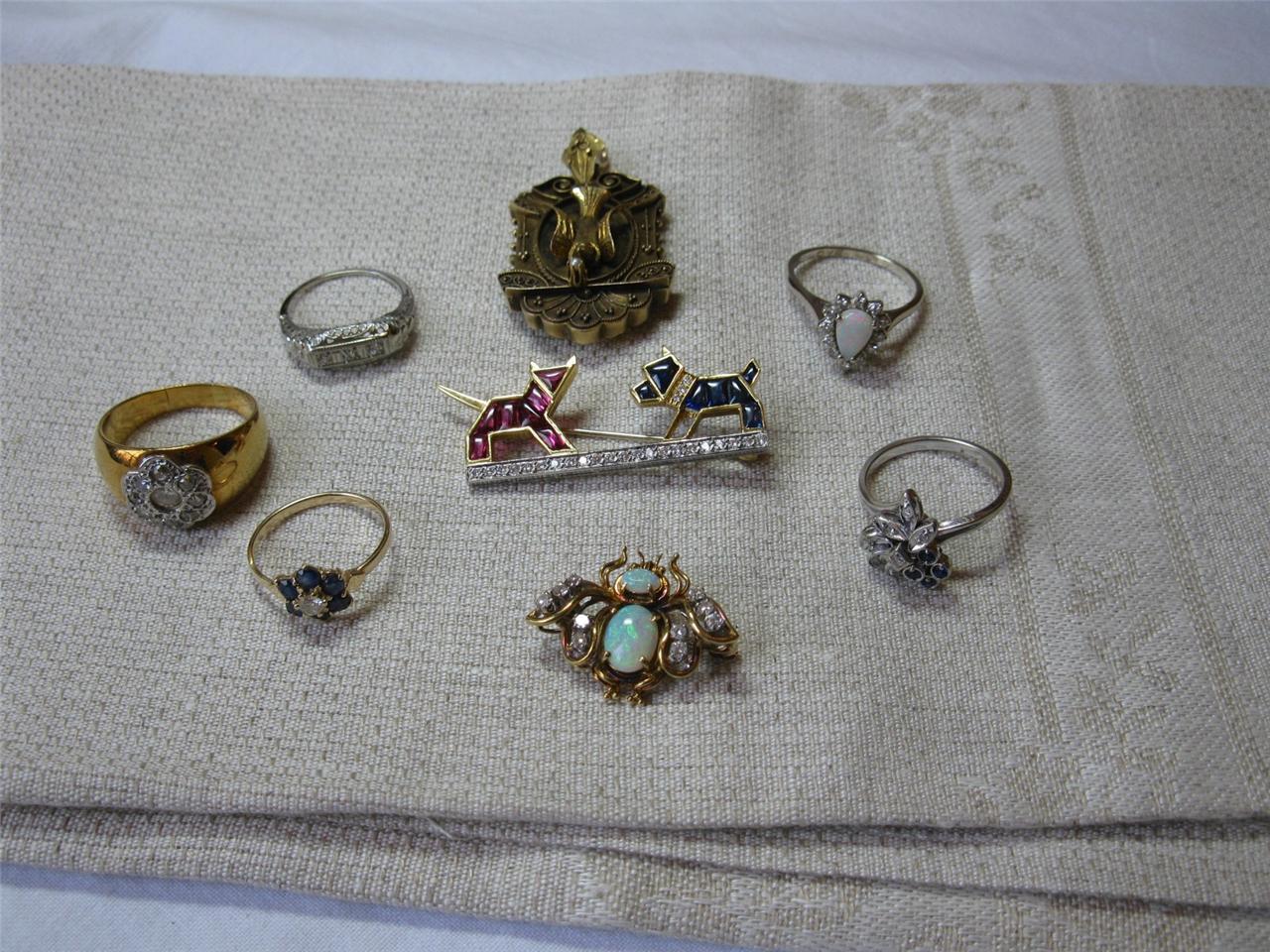 Picture Locket Antique Wedding Jewelry Etruscan GF Pearl c1880 W & SB