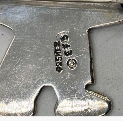 Sterling Silver Nurse Pin Stamped 925 MEX