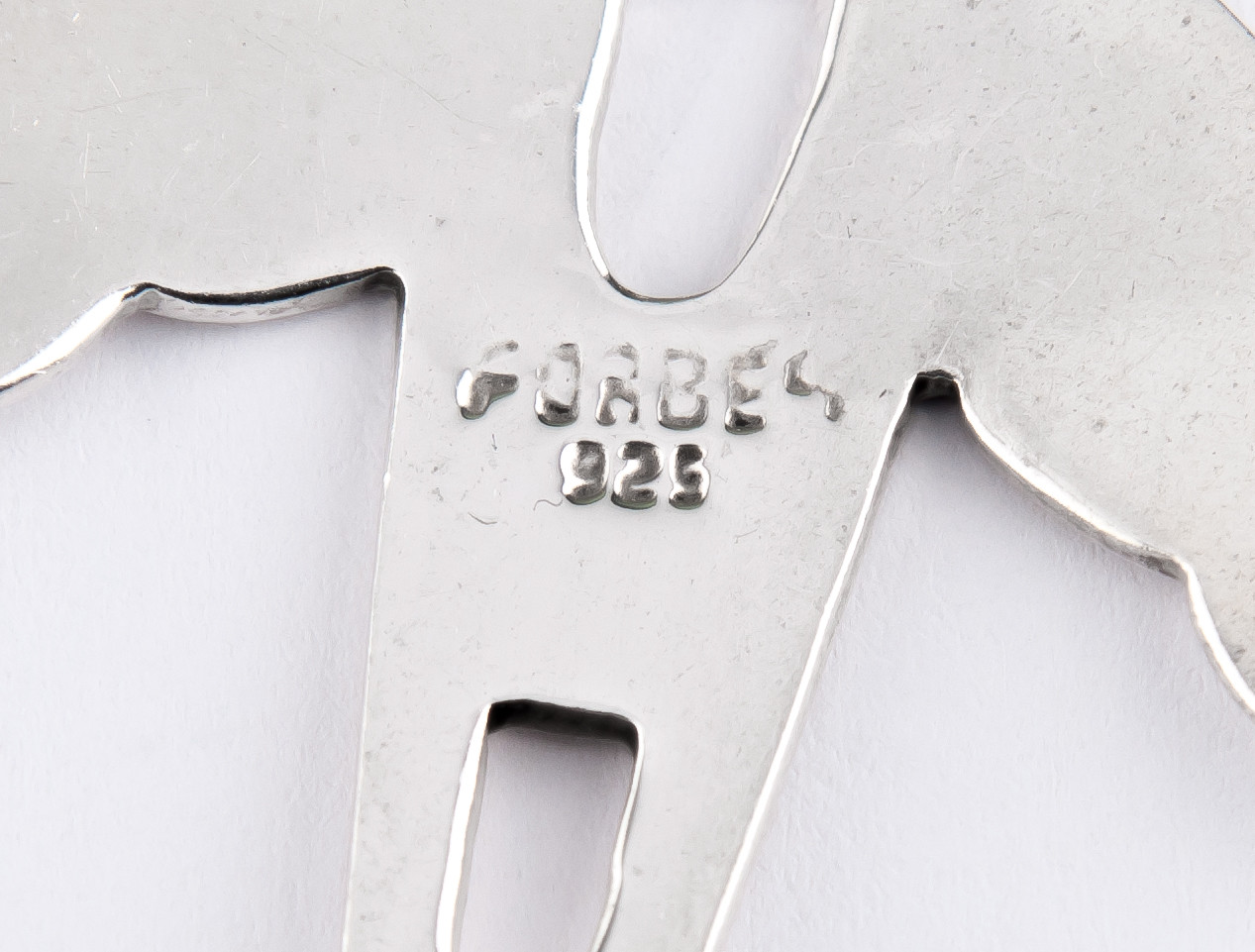 Modernist 925 Sterling Flying Bird Pin Brooch Singed: “FORBES 925”