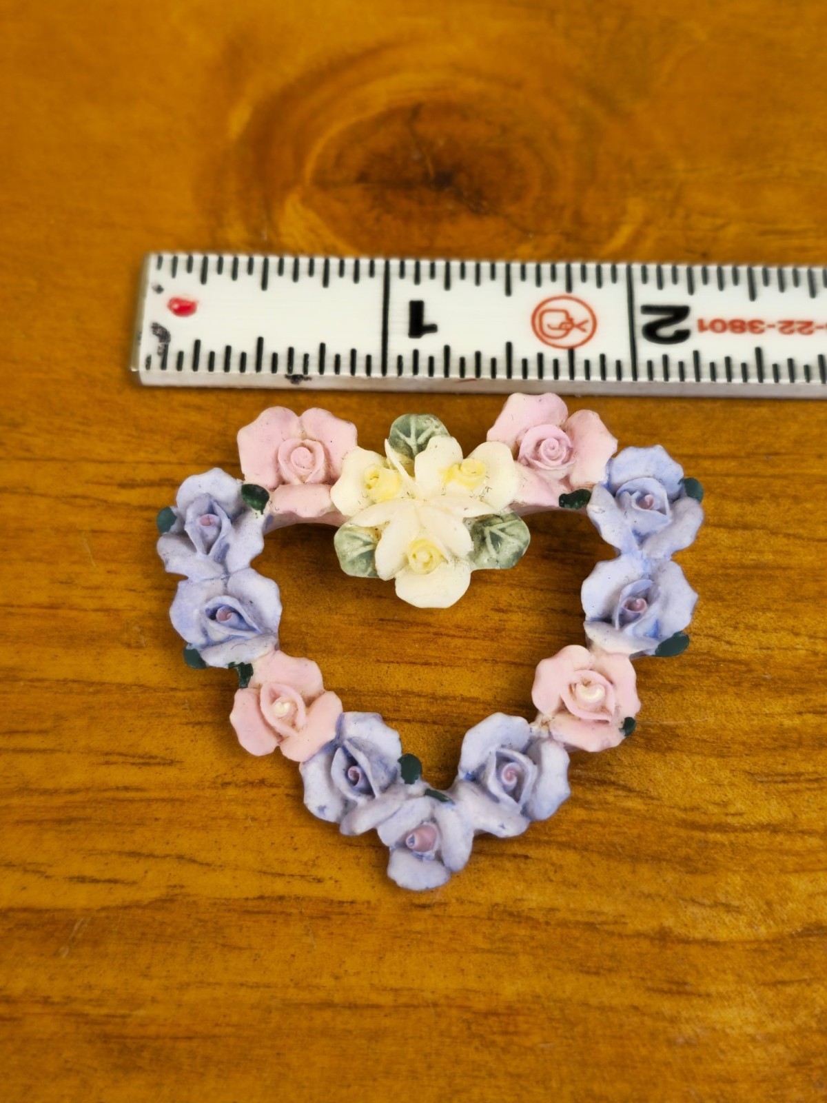 Vintage Avon Hearts and Flowers Brooch, 1998