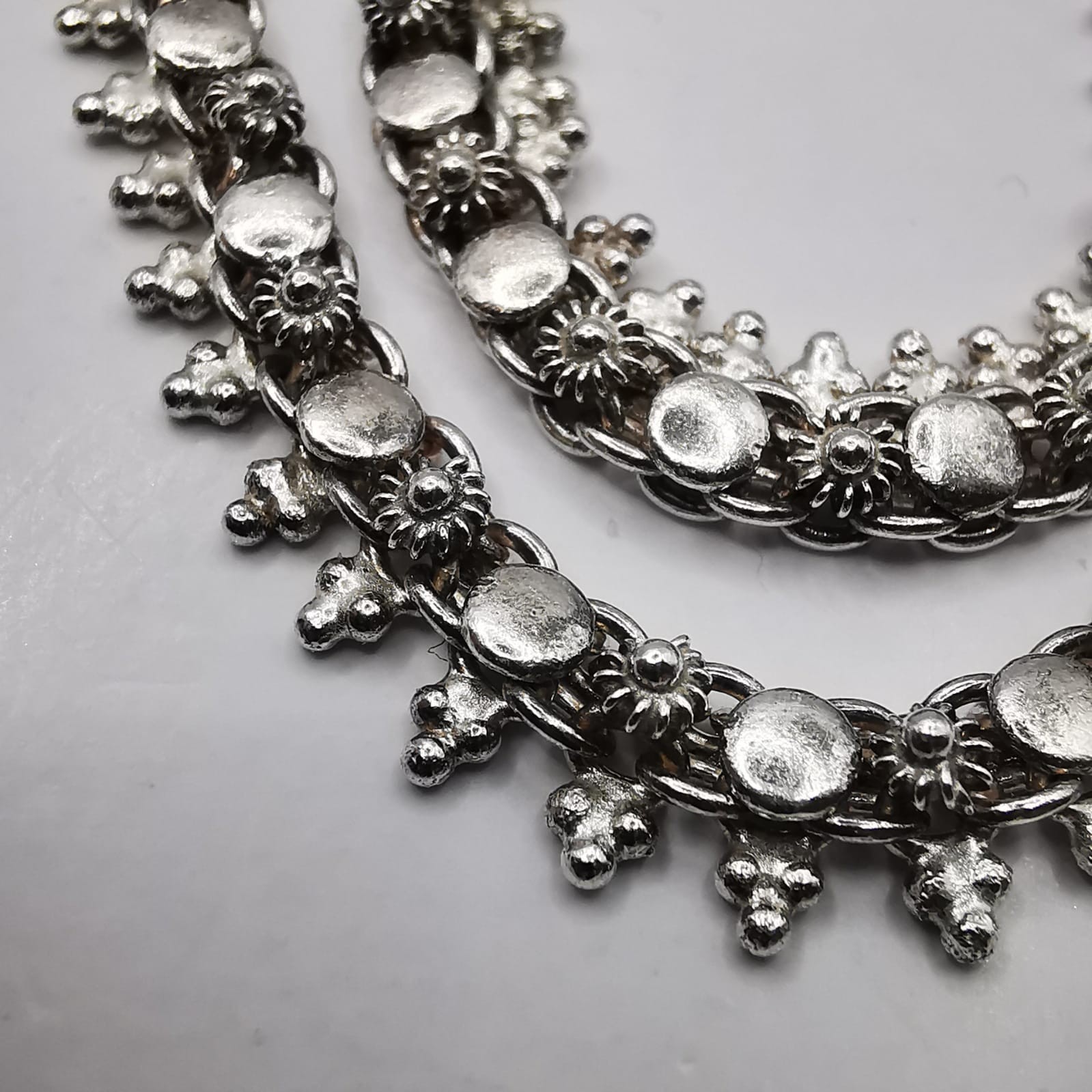 Vintage Beautiful Jewelry Chain,925 Sterling Silver,Signed , Handmade 25,10g