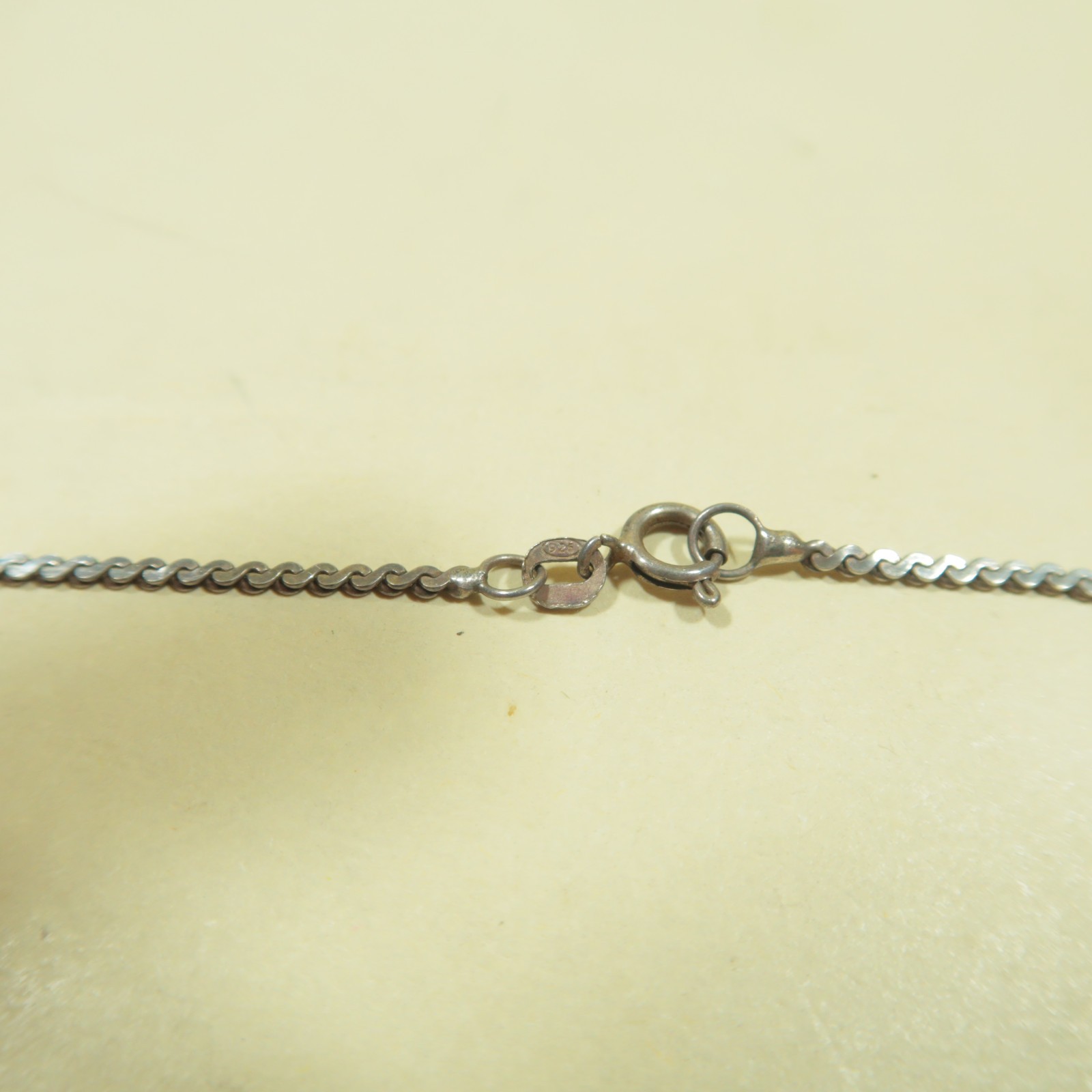 Vintage 925 Sterling Silver Linked Chain Necklace 4.97g 20″