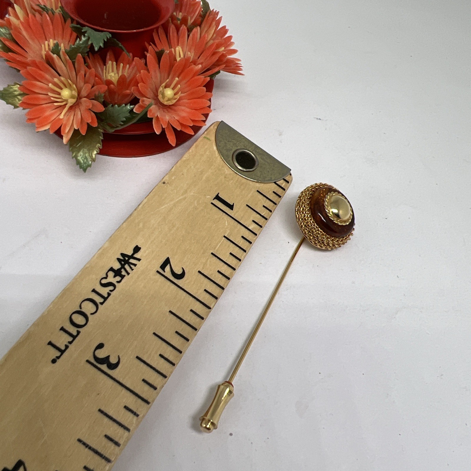Rare Signed Givenchy 1978 Stick Pin (9023)