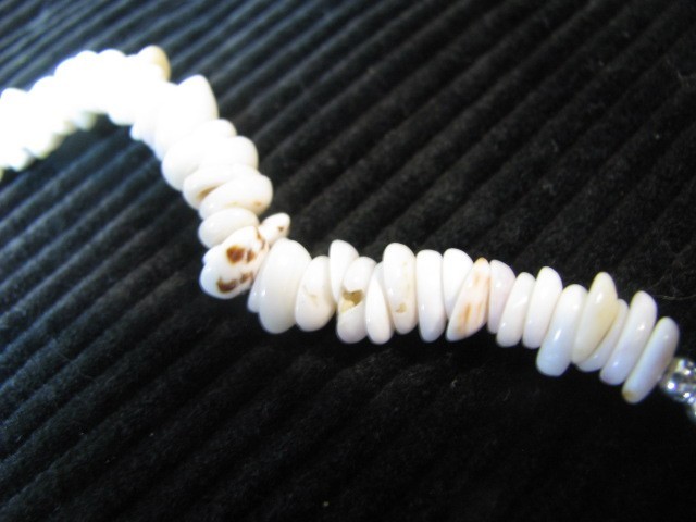LOT S8 – 4 pc SEA SHELL NATURAL TONES MOP NECKLACE EARRING ANKLETS Beach Surfer