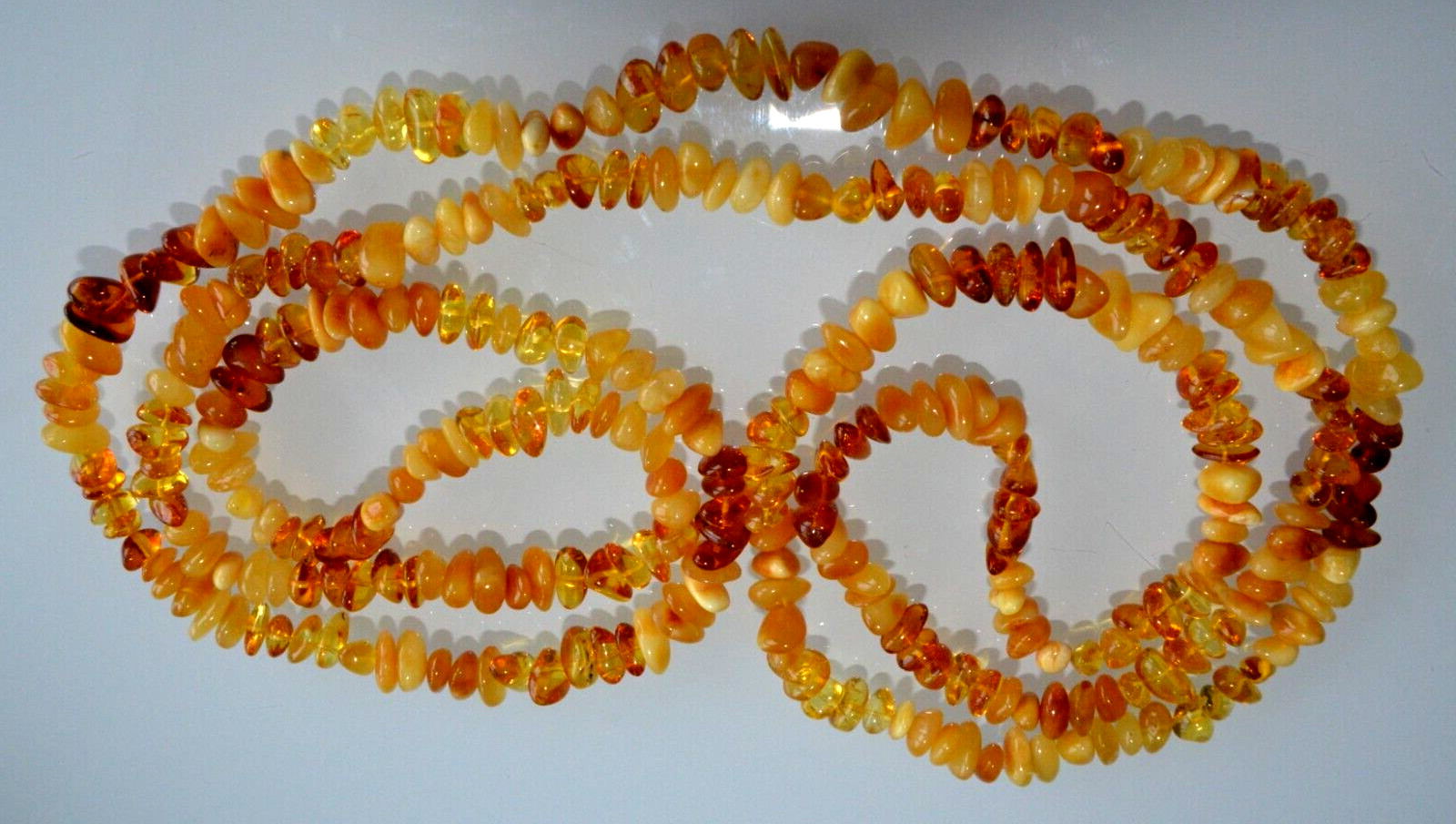 ✅135 cm=51gr RUSSIAN SOVIET BALTIC AMBER BEAD NECKLACE 琥珀 BRACELET STONE PENDANT