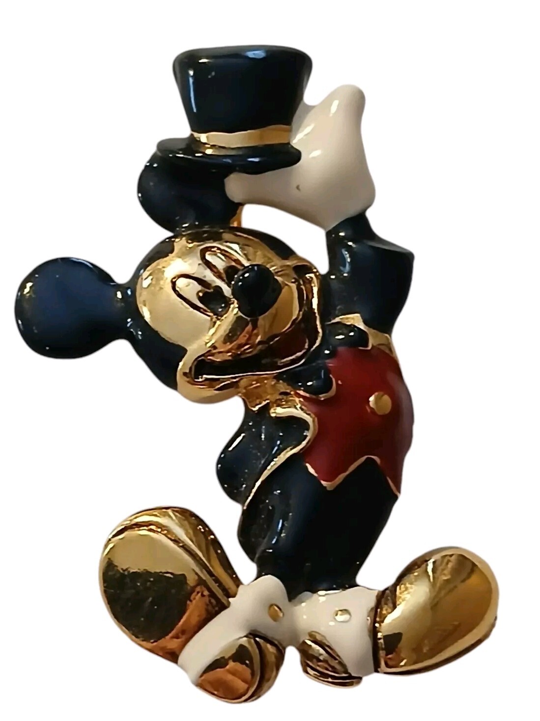 NAPIER Signed DISNEY MICKEY MOUSE Enamel Pin No Loss Enamel EUC