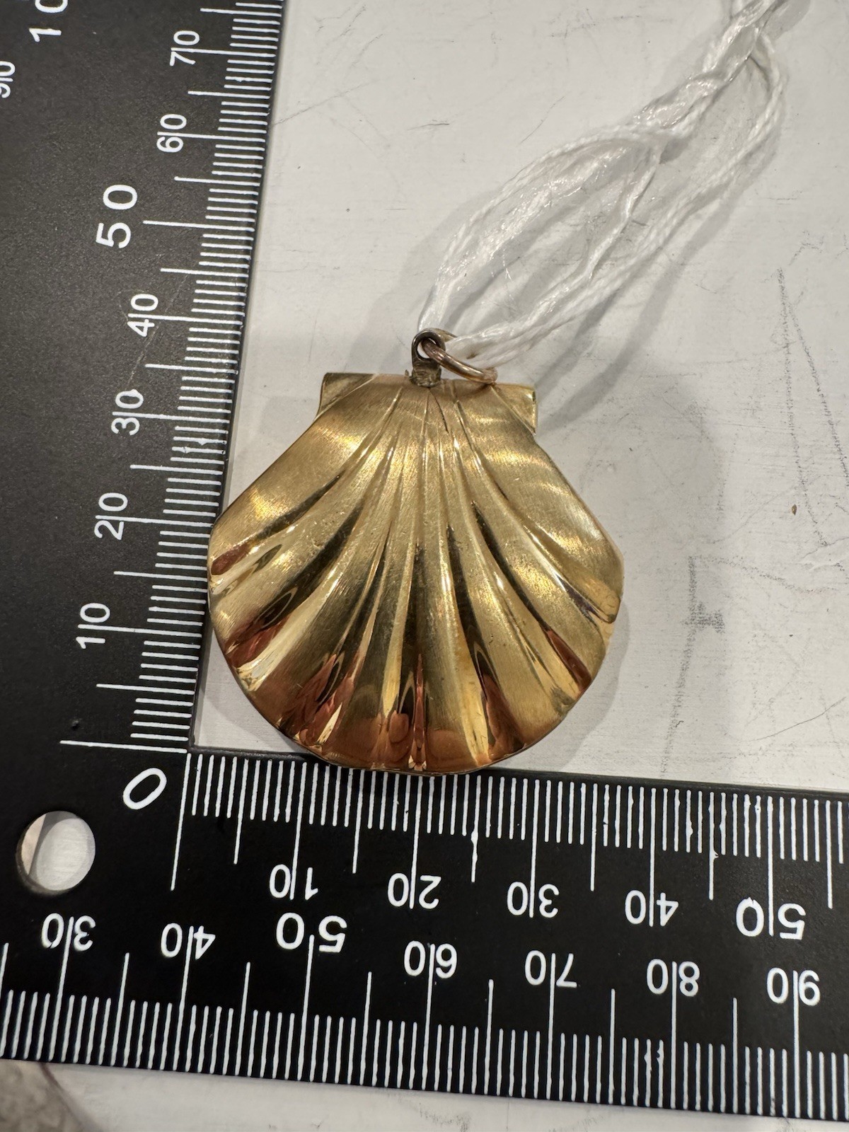 Rare Ernest Borel Clam Shell Manual Wind Pendant Watch- Working