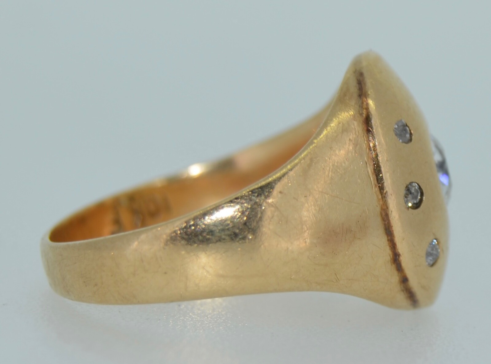 Old European Cut Diamond & Mine Cut Diamond Ring