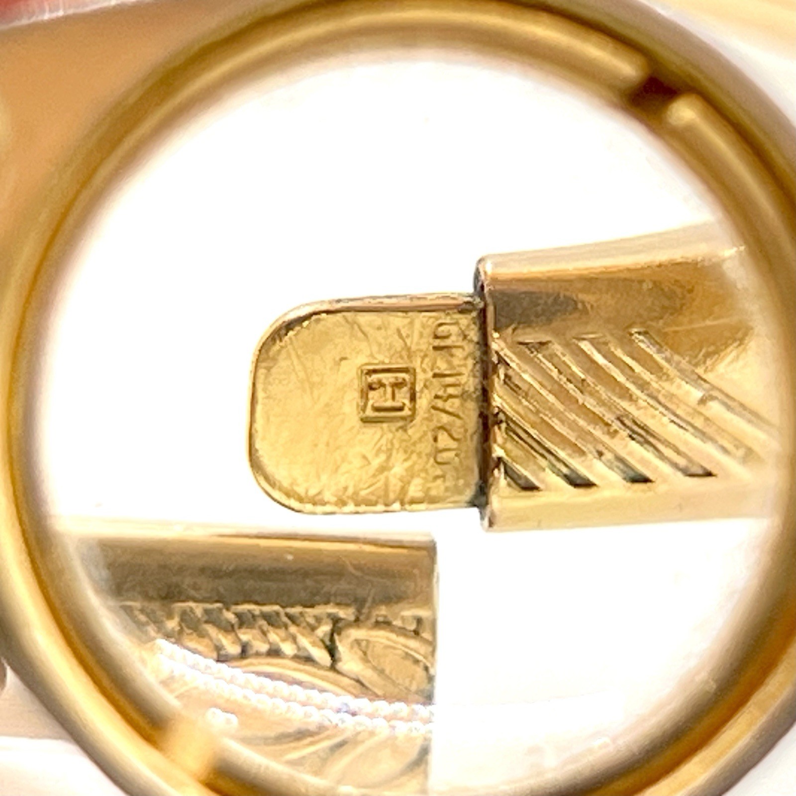 14/20 Gold-Filled Engraved Floral Pattern Vtg 5mm Bangle 5-1/4″ Baby Bracelet