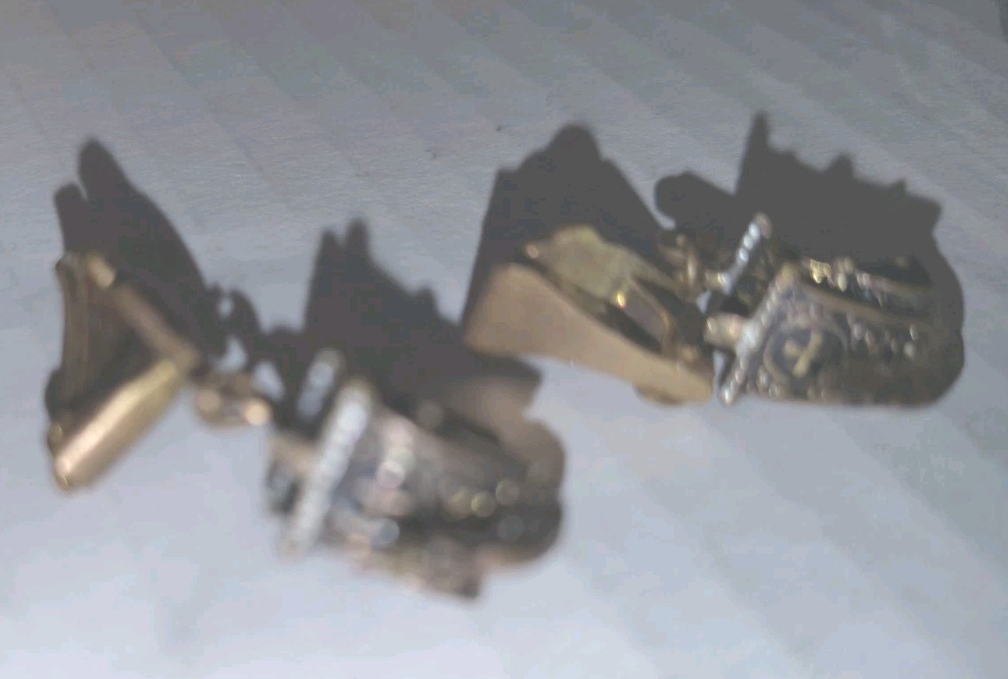 Vintage 1950’s Clip On Earrings Spanish Ship Pirate Nautical