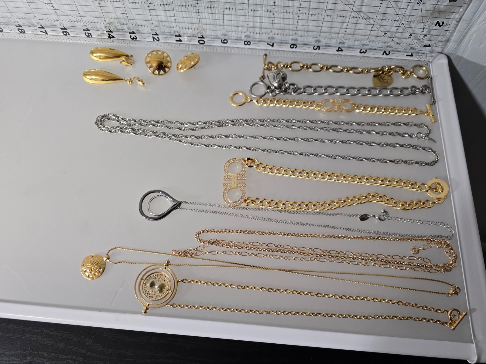 Mixed Metals Materials Gold and Silver Tone all Signed