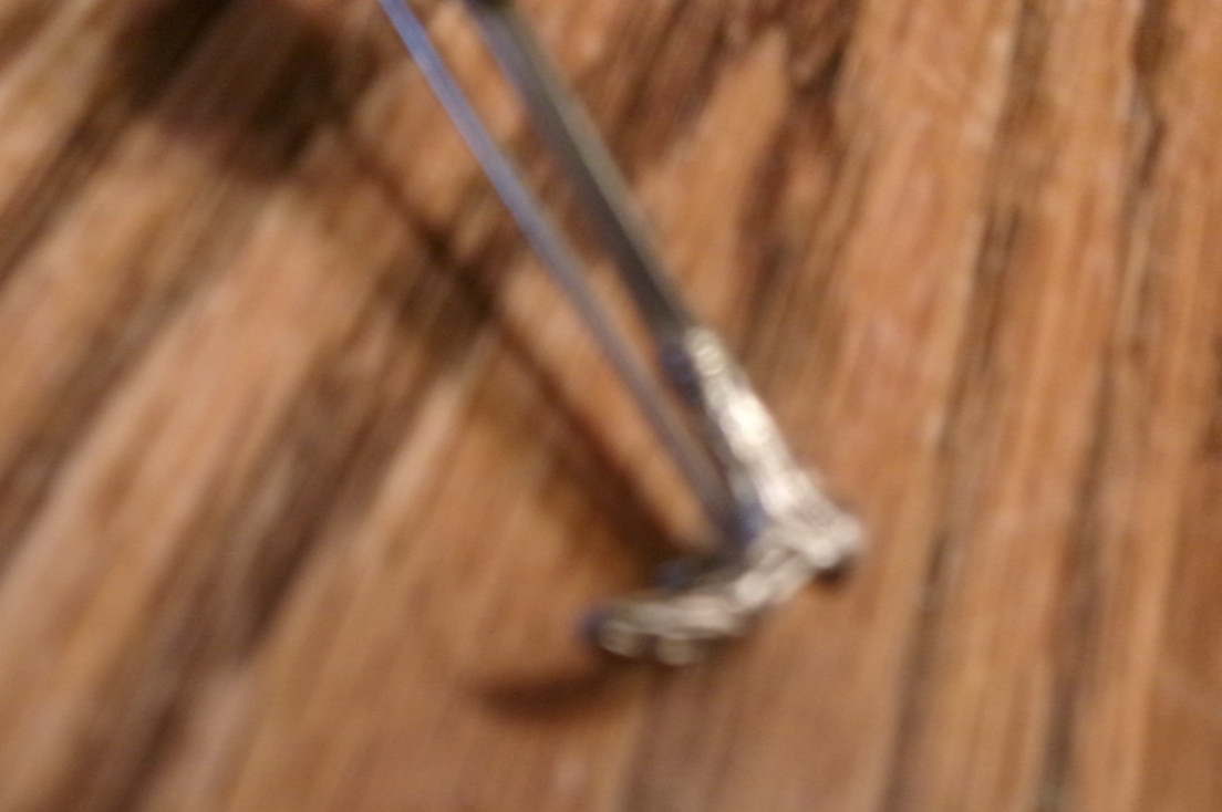 Vtg Equestrian Reverse Intaglio Horse Head 2 1/2″ Bar Riding Crop Pin