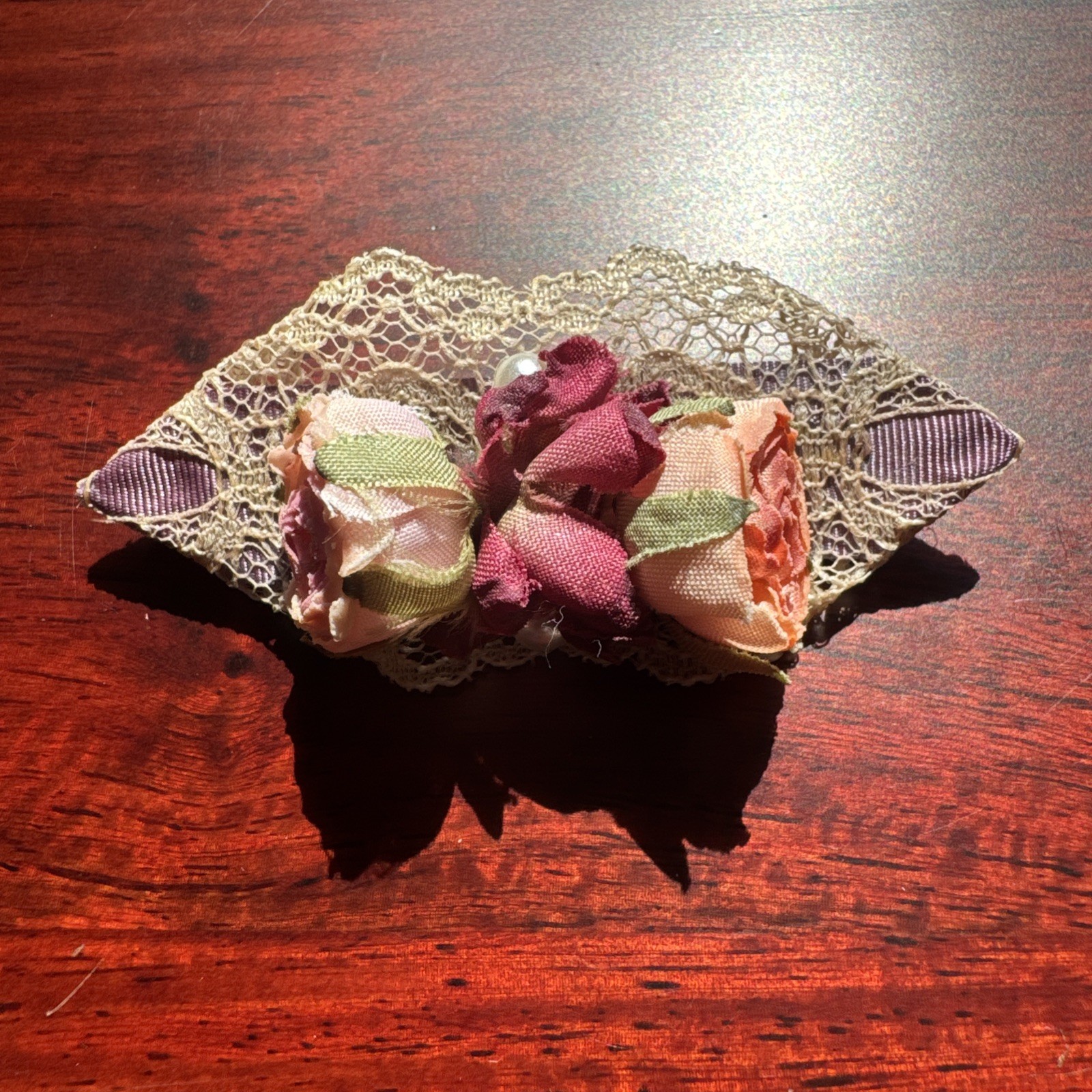 Vintage Handmade Grandma-core Floral Lot, Roses, Brass, Angels & Pearls 💐💖