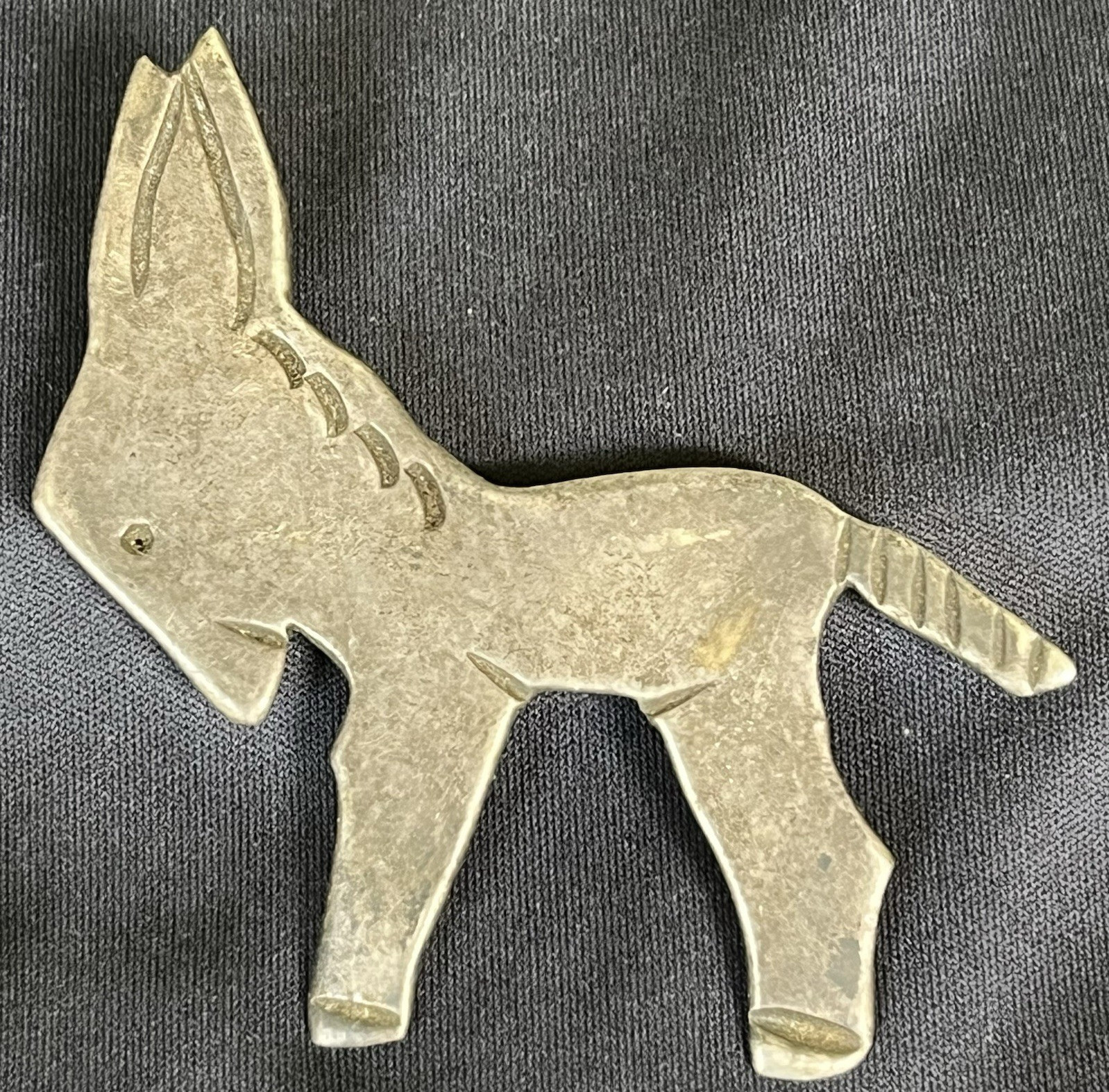 Antique Taxco 980 Silver Donkey/Burro Brooch Pin, Signed