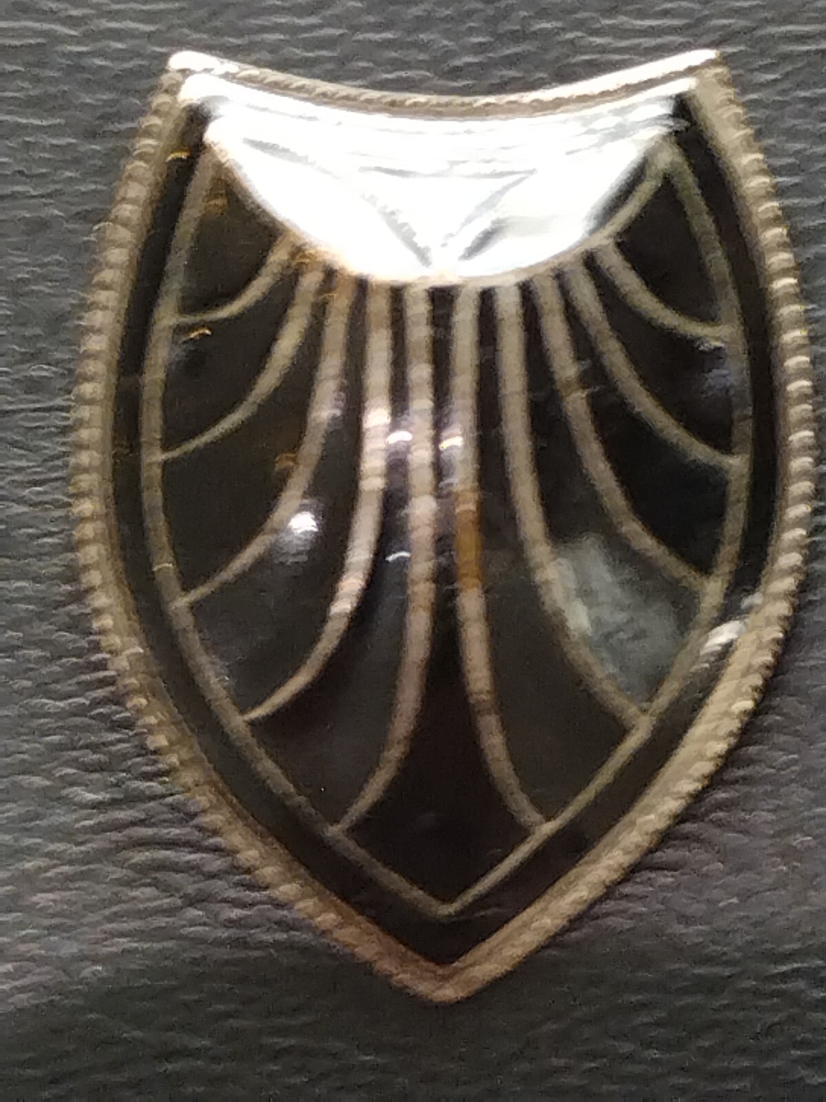 Antique Silverite and Rhinestone Fishson Silverite buckles, by Henry Fishel 1916