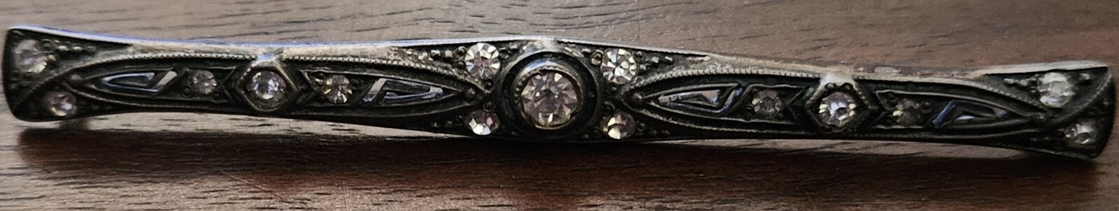 Vintage Silverite Pin Circa 1900.