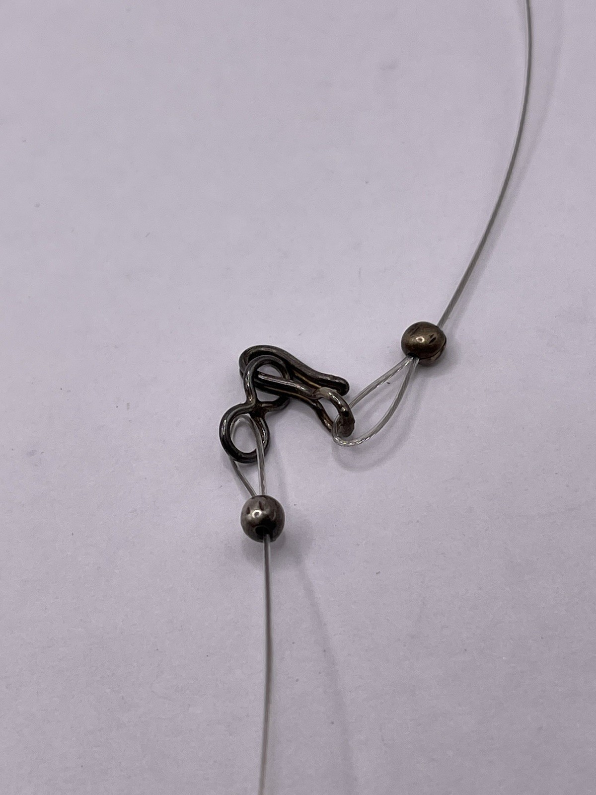Vintage Modernist Artisan Necklace Choker Gemstone Pendant Clasp Sterling
