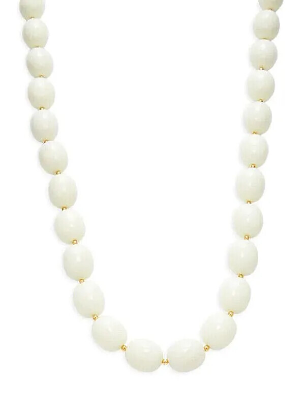 KENNETH LANE SIGNED 24 & 30 INCH RESIN BEAD NECKLACES NEW WITH TAGS