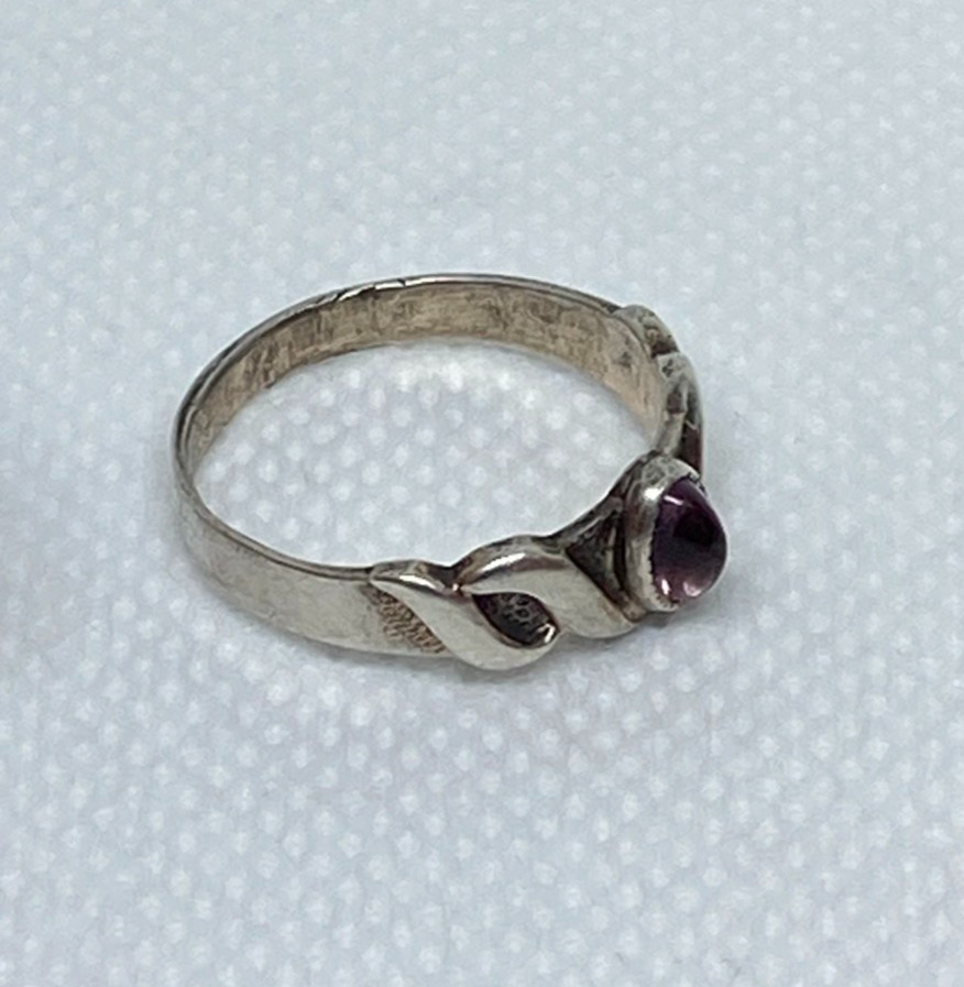 Rings Silver 875 Size 8 . Weight 2.7 g. Soviet Vintage Jewelry USSR