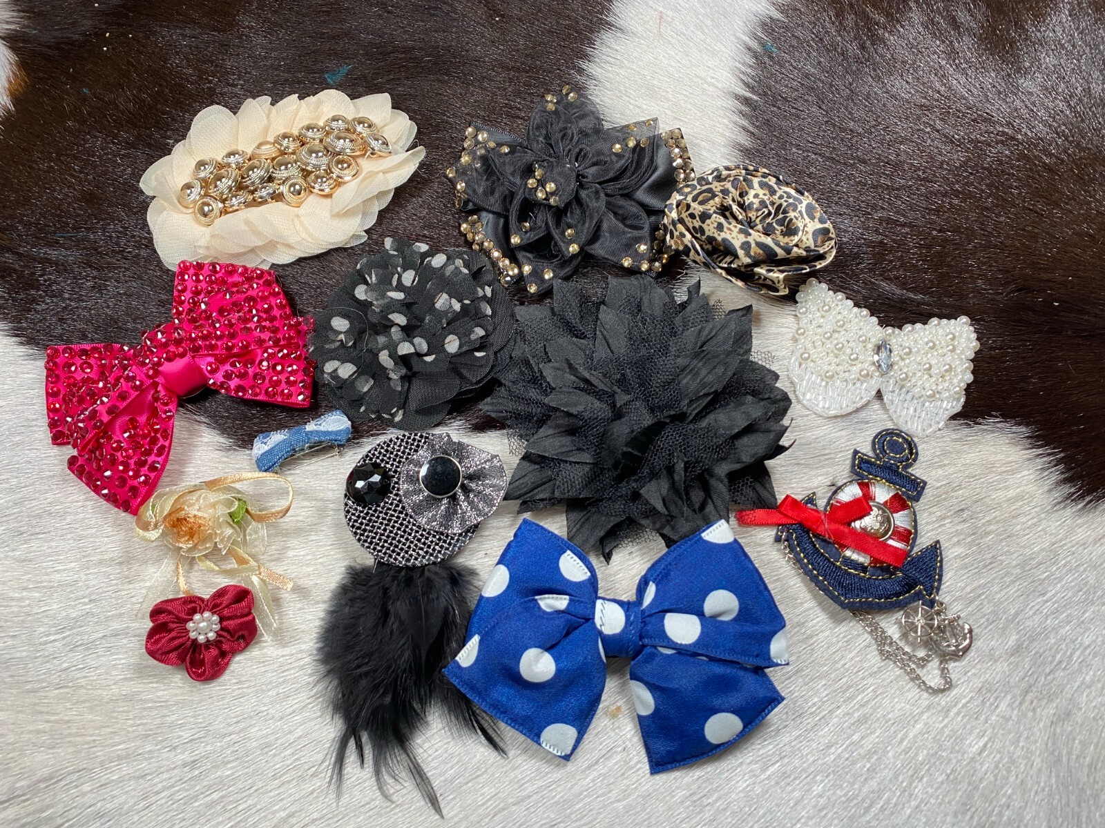 Brooch Pin Lot Variety Mix small and large Sample Lot 10+ auction