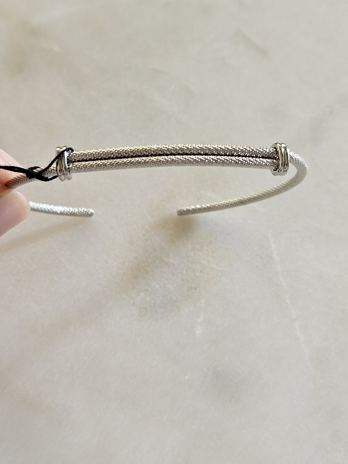 Vintage Wells Co Sterling Silver Cuff Style Bracelet With Original Tag