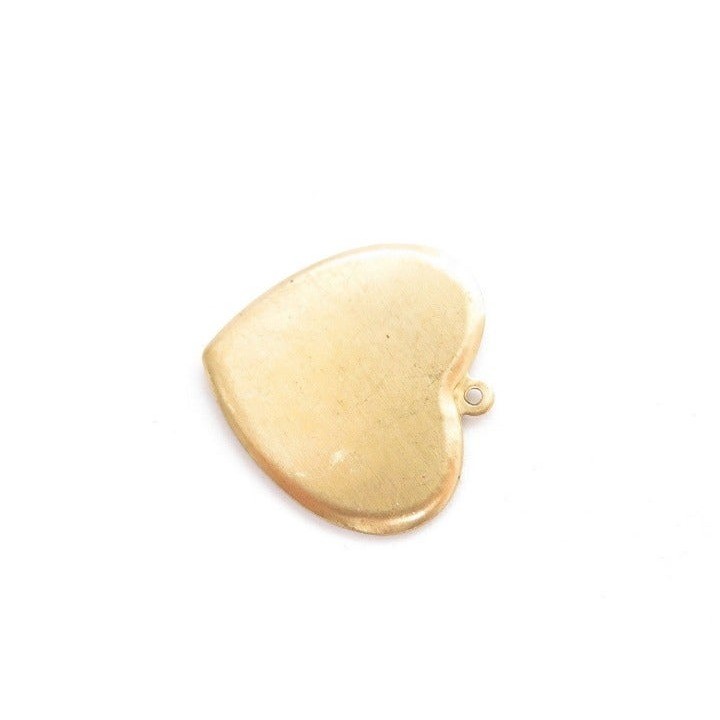Silver Sparkle Resin Metal Heart Pendant