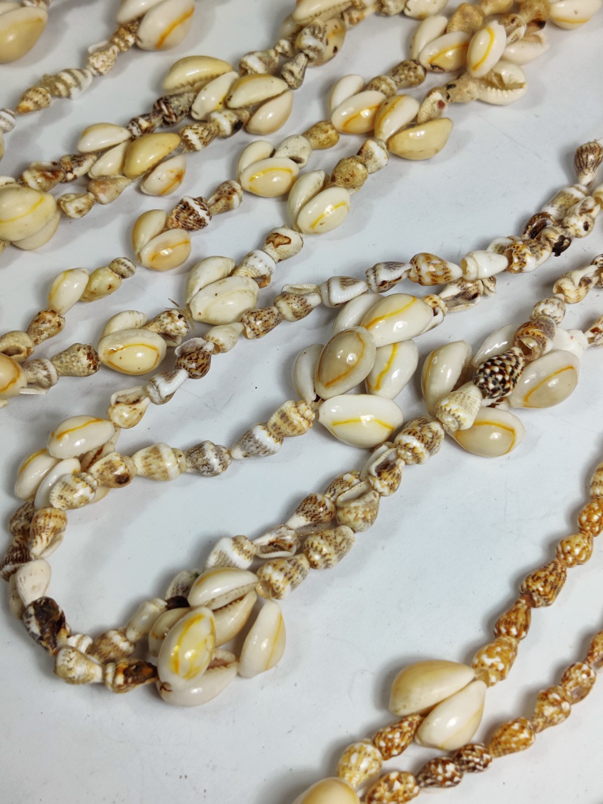 Vintage Mother of Pearl & Sea Shell Jewelry Lot | Natural Beach Necklace Set