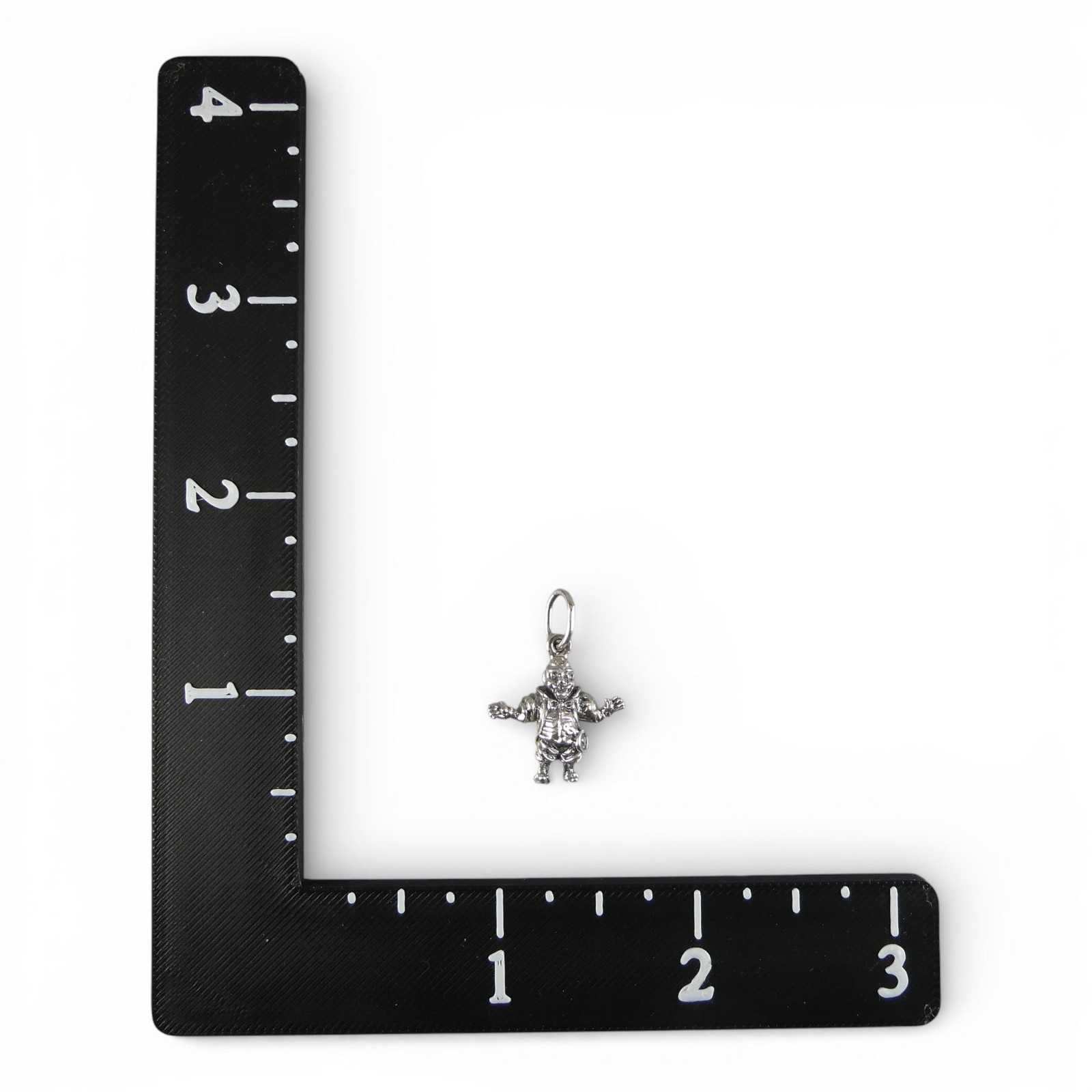 Sterling Silver Oz Munchkin Mayor Charm for Bracelet Vintage