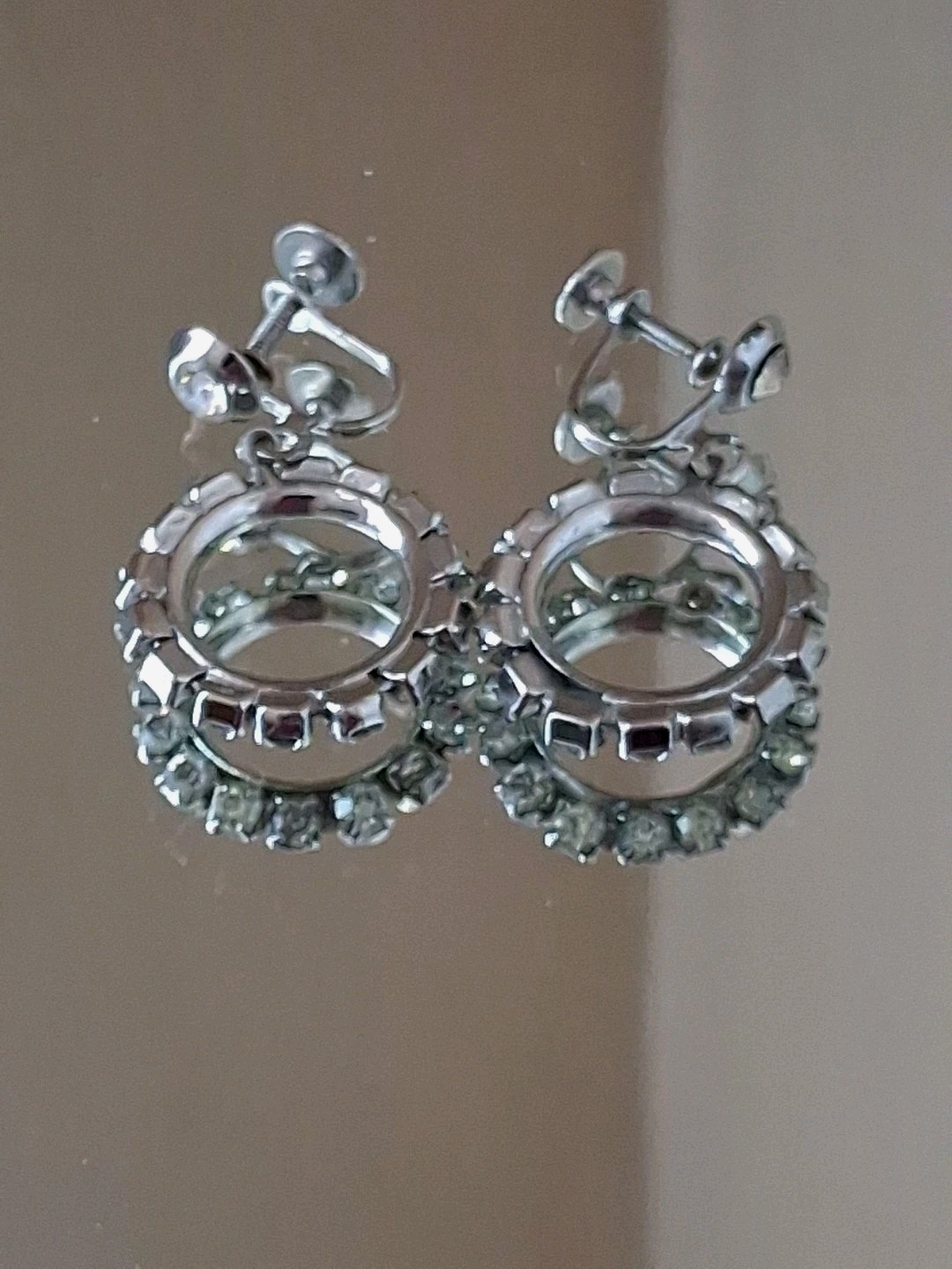 Vintage Lot Of 4 Screw Back Earrings 1930’s – 1950’s
