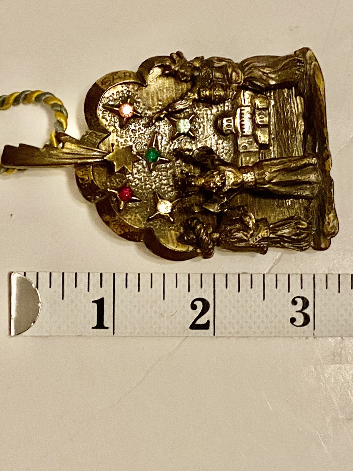 Ginzkey Metal & Rhinestone “3 Kings Hike” (Translation) Necklace 1976 Germany