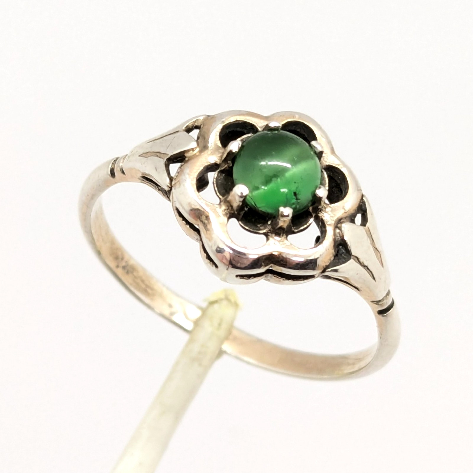 Vintage Elegant Soviet RING Silver⭐875 stamp Star USSR-size: 9.5US (19.5mm) UA#5