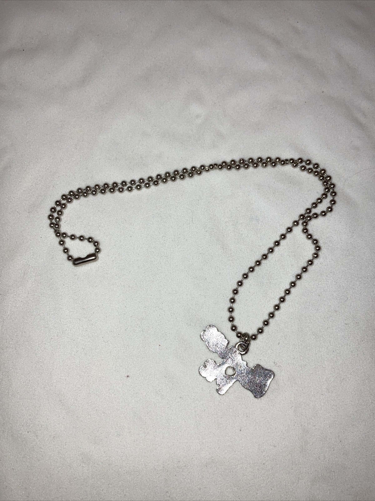 Clueless Movie EXCUSE ME 17.5 in ball chain necklace retro vtg 1990s pendant Y2K