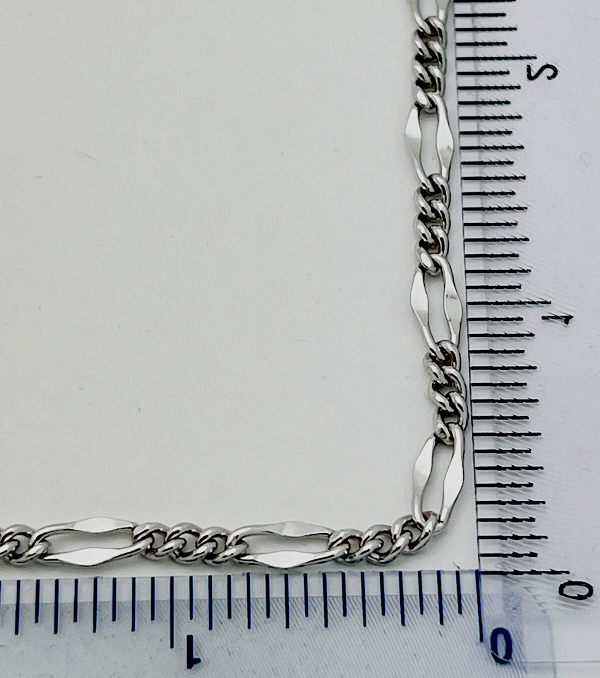 DaneCraft Tarnish Free 925 Sterling Silver 9 Gram Figaro Link Necklace 16”