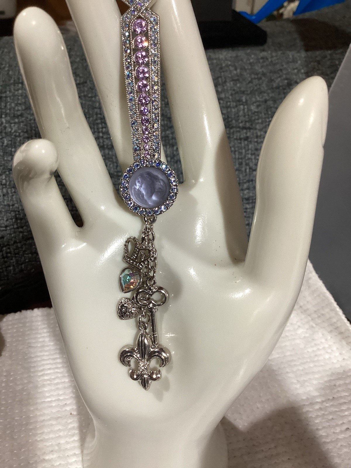Retired Signed Kirk’s Folly Dream Angel Scrpter Fairy Godmother Wand Brooch NWOT