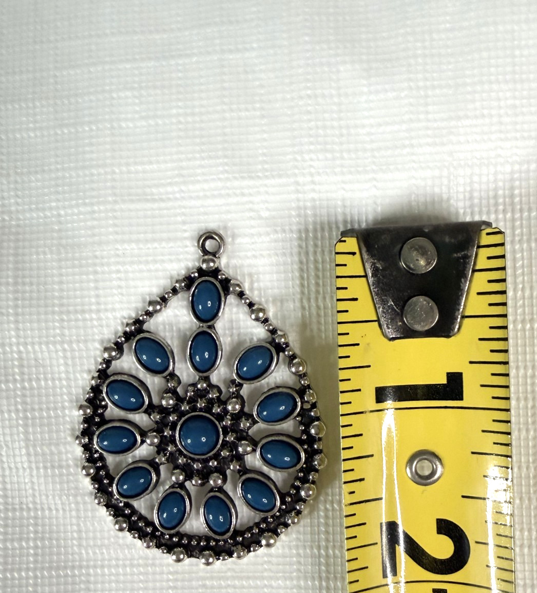 Costume Jewelry Lot Of 4 Necklace Pendants Metal Resin Partial Bracelet