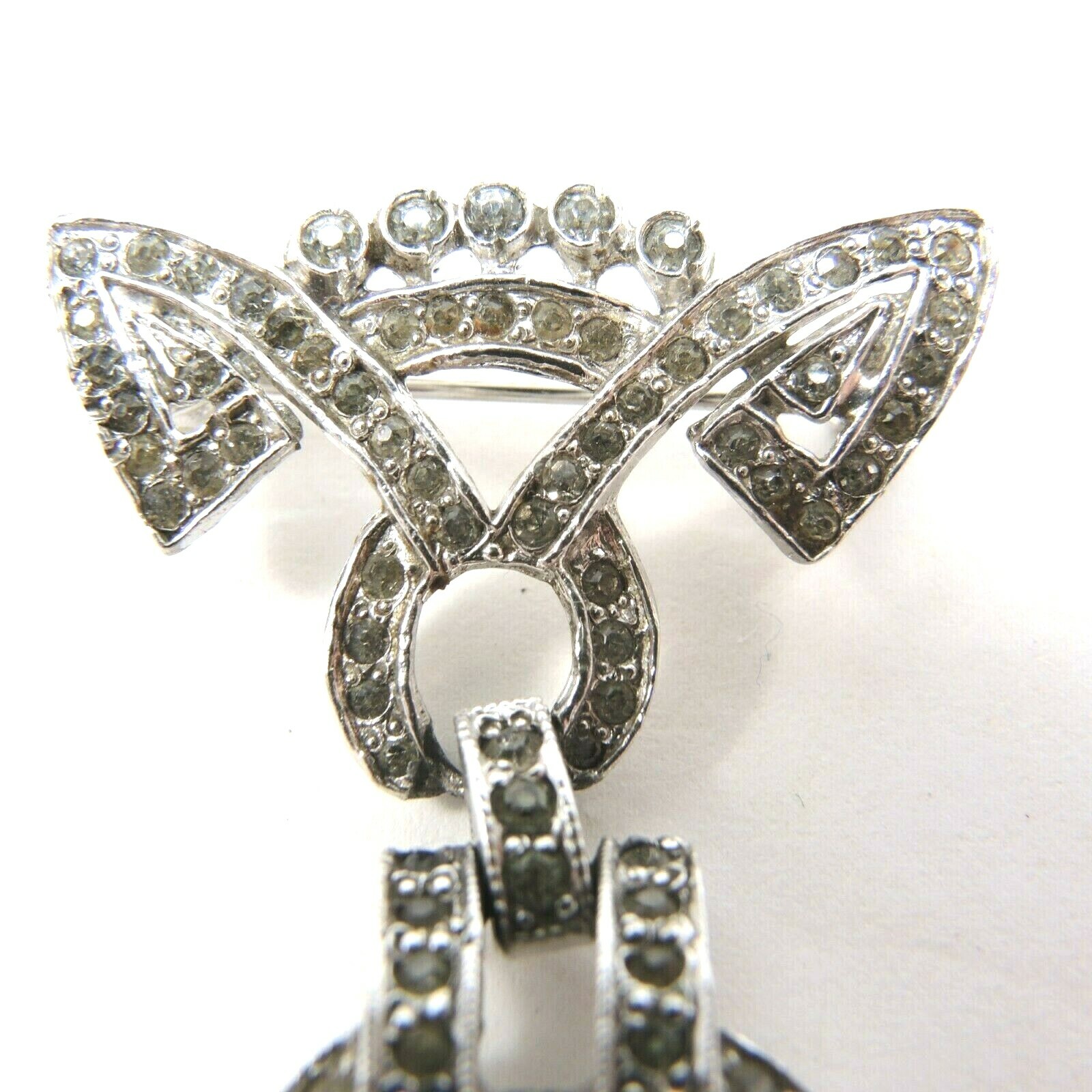 Silver Antique Brooch Nurse Watch Vintage Manual Wind Ollendorff Elite