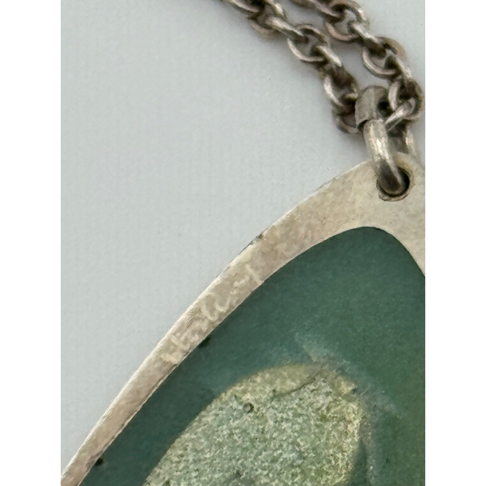 Vintage Helen Adelman Modernist Sterling Silver Madonna Child Pendant READ