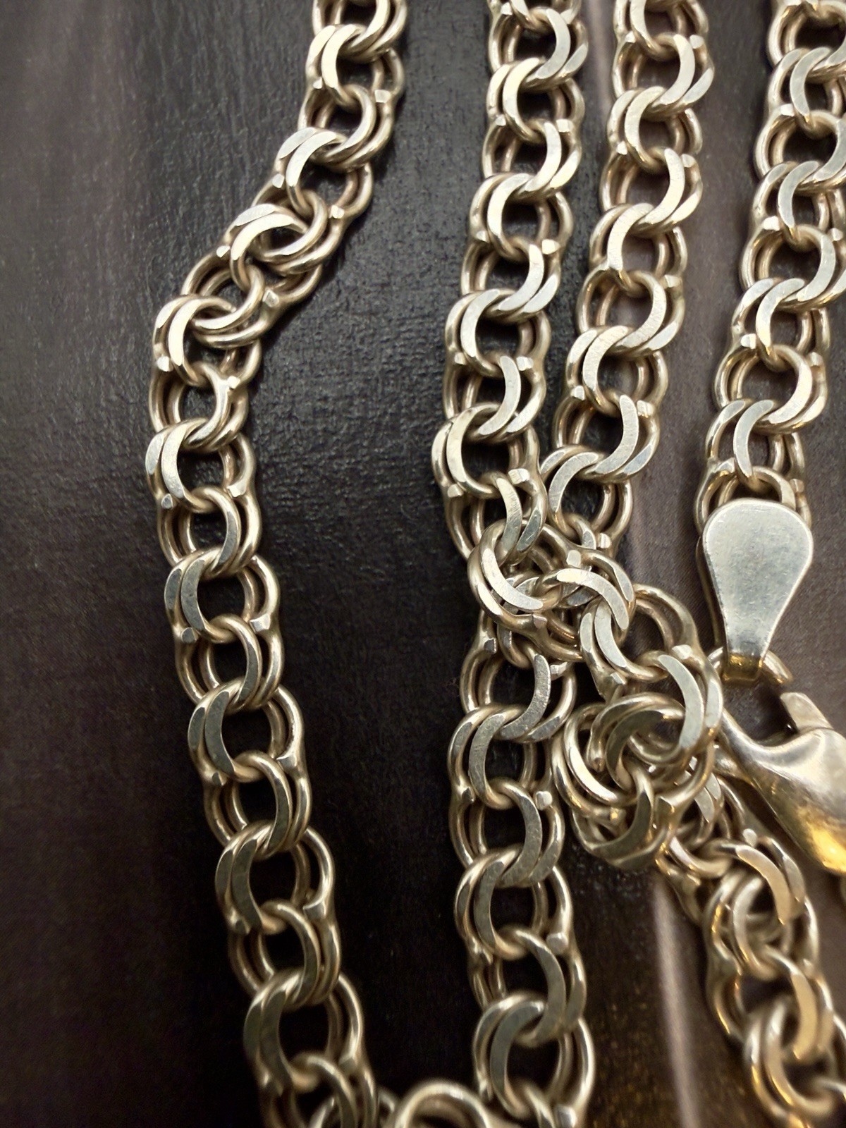 Beautiful 925 Sterling Silver Italian Chain – 22″ – 55.8 cm – Vintage – #2020