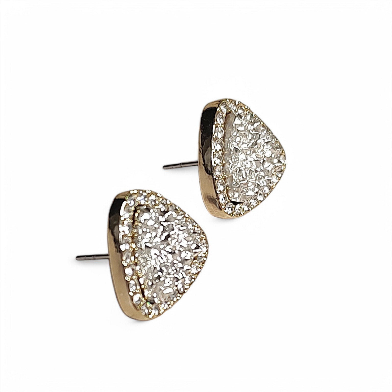 Dainty Glam Sparkle Glittering Sugarfix Glimmering Rhinestone Earrings Signed