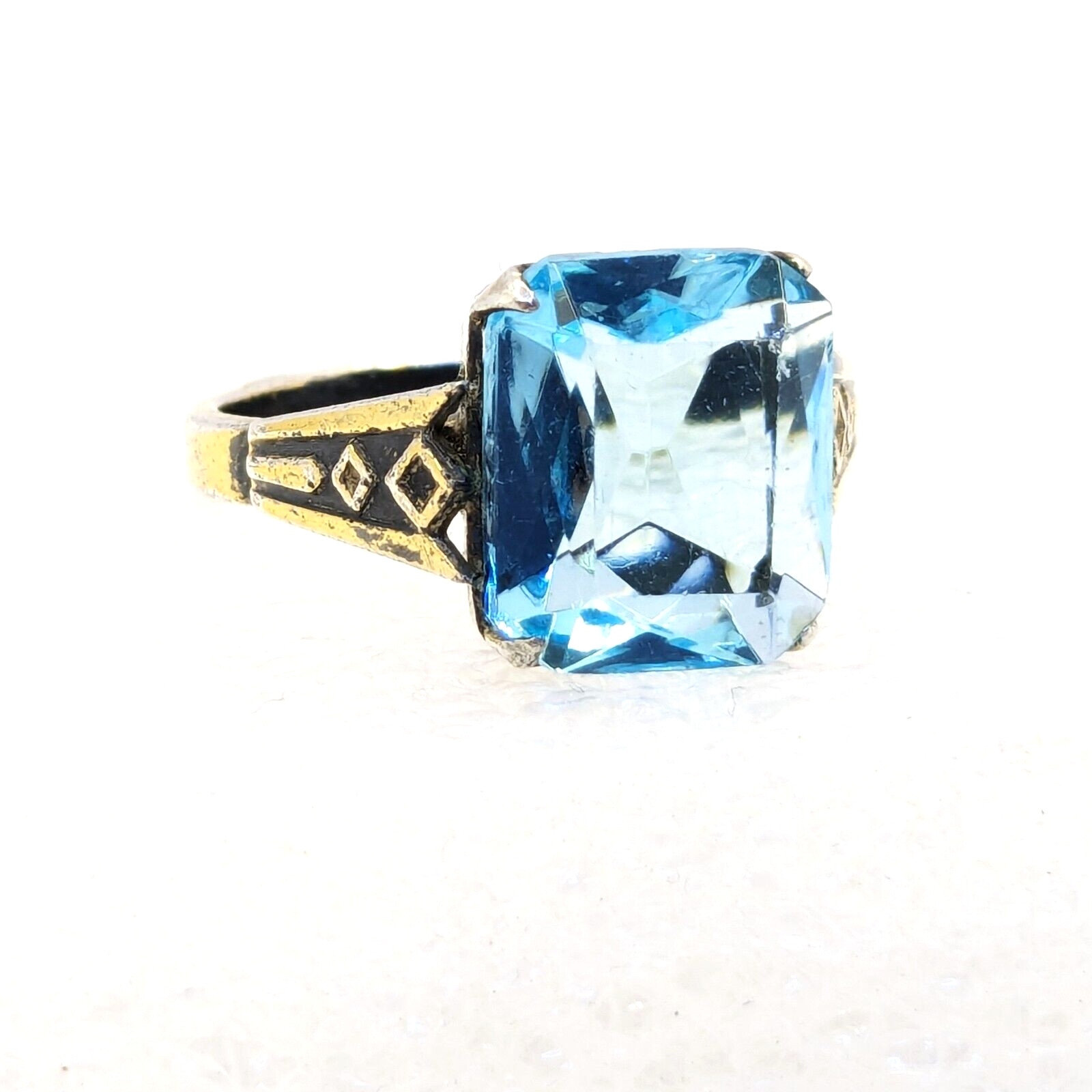 Vintage Luxury Soviet Silver RING ⭐875 stamp Star USSR size: 8US (18.5mm) | #100