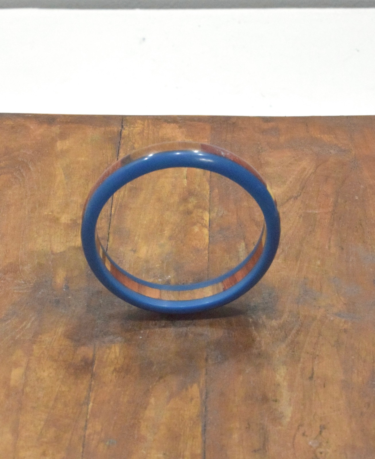 Wood Lucite Bangle Bracelet India